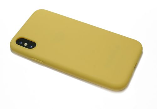 Чехол-накладка для iPhone X/XS LATEX желтый оптом, в розницу Центр Компаньон фото 3