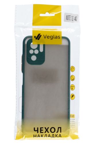 Чехол-накладка для XIAOMI Redmi Note 10/Note 10S VEGLAS Fog зеленый оптом, в розницу Центр Компаньон фото 3