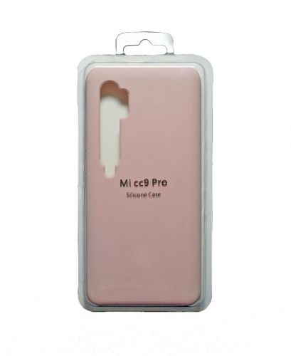 Чехол-накладка для XIAOMI Mi Note 10 SILICONE CASE светло-розовый (18) - фото