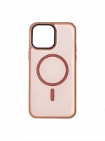 Чехол-накладка для iPhone 14 Pro Max VEGLAS Fog Magnetic розовый - фото