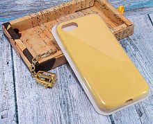 Чехол-накладка для iPhone 7/8/SE VEGLAS SILICONE CASE закрытый желтый (4) - фото