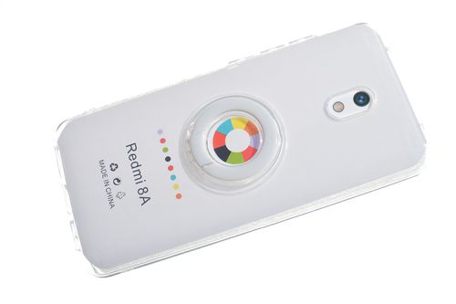 Чехол-накладка для XIAOMI Redmi 8A NEW RING TPU белый оптом, в розницу Центр Компаньон фото 3