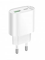 СЗУ USB 3.0A USB порт HOCO C109A Fighter PD20W белый - фото