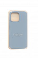 Чехол-накладка для iPhone 14 Pro Max VEGLAS SILICONE CASE закрытый сиренево-голубой (5) - фото
