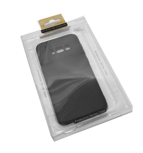 Чехол-накладка для Samsung G955H S8 Plus NEW LINE LITCHI TPU черный оптом, в розницу Центр Компаньон фото 2