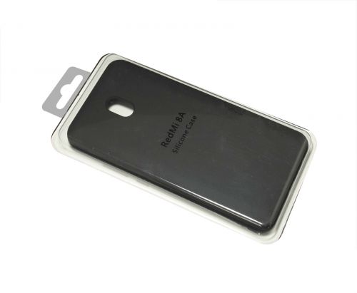 Чехол-накладка для XIAOMI Redmi 8A SILICONE CASE закрытый черный (3) - фото фото 2