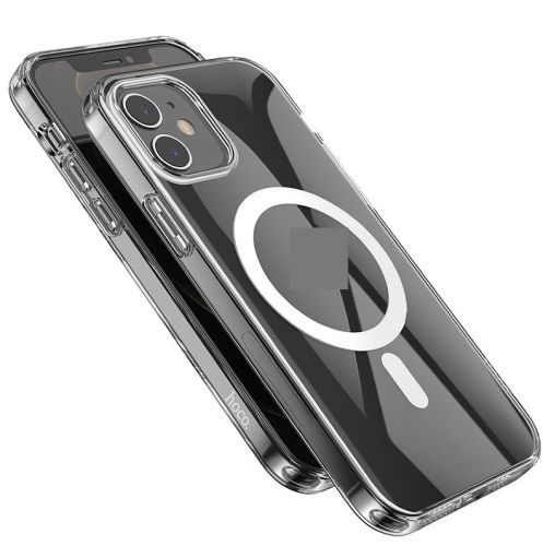Чехол-накладка для iPhone 12 Mini HOCO Magnetic protective прозрачный оптом, в розницу Центр Компаньон фото 5