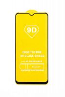 Защитное стекло для XIAOMI Redmi 9 FULL GLUE (желтая основа) пакет черный - фото