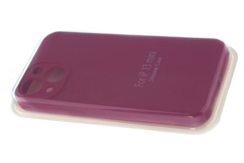 Чехол-накладка для iPhone 13 Mini VEGLAS SILICONE CASE NL Защита камеры бордовый (52) оптом, в розницу Центр Компаньон фото 2