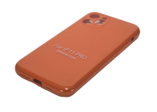 Чехол-накладка для iPhone 11 Pro VEGLAS SILICONE CASE NL Защита камеры абрикосовый (66) оптом, в розницу Центр Компаньон фото 2