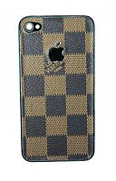 Купить Крышка задняя декоративная для iPhone 4S LV коричневая клетка оптом, в розницу в ОРЦ Компаньон