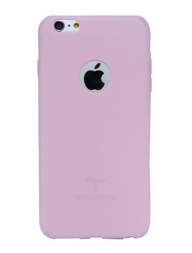 Чехол-накладка для iPhone 6/6S Plus  NEW СИЛИКОН 100% розовый - фото