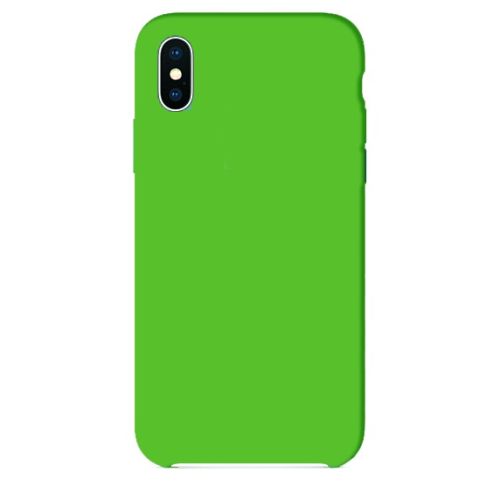 Чехол-накладка для iPhone X/XS SILICONE CASE ярко-зеленый (31) оптом, в розницу Центр Компаньон фото 2
