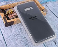 Купить Чехол-накладка для Samsung G955H S8 Plus SILICONE CASE закрытый темно-серый (5) оптом, в розницу в ОРЦ Компаньон
