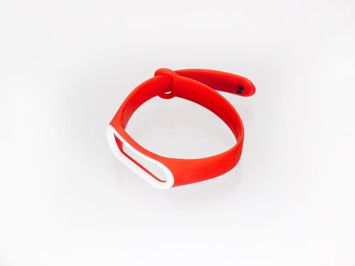 Ремешок для Xiaomi Band 3/4 Sport красно-белый оптом, в розницу Центр Компаньон фото 3