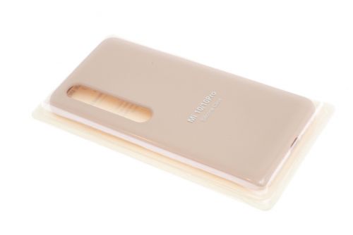 Чехол-накладка для XIAOMI Mi 10 SILICONE CASE закрытый светло-розовый (18) - фото фото 2