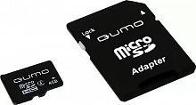Карта памяти MicroSD 4 Gb Класс 6 QUMO адаптер - фото