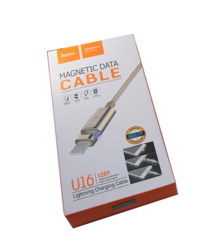 Кабель USB Lightning 8Pin HOCO U16 Magnetic absorption 1.2m золото оптом, в розницу Центр Компаньон фото 4