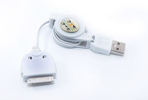 Кабель USB Apple 30Pin ТЕХ. УПАКОВКА с автосмоткой оптом, в розницу Центр Компаньон