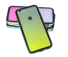 Купить Чехол-накладка для iPhone 6/6S GRADIENT TPU+Glass желтый оптом, в розницу в ОРЦ Компаньон