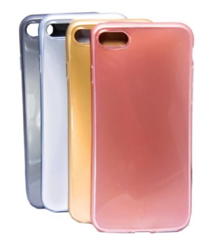 Чехол-накладка для iPhone 7/8/SE JZZS Painted TPU One side розовое золото - фото