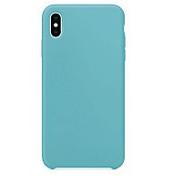 Чехол-накладка для iPhone XS Max VEGLAS SILICONE CASE бирюзовый (21) - фото