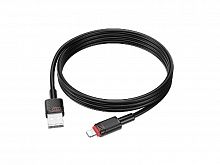 Кабель USB Lightning 8Pin BOROFONE BX110 3A 1м черный - фото