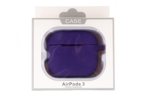Чехол для наушников Airpods 3 Silicone фиолетовый оптом, в розницу Центр Компаньон фото 4