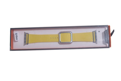 Ремешок для Apple Watch Square buckle 38/40/41mm желтый оптом, в розницу Центр Компаньон фото 3