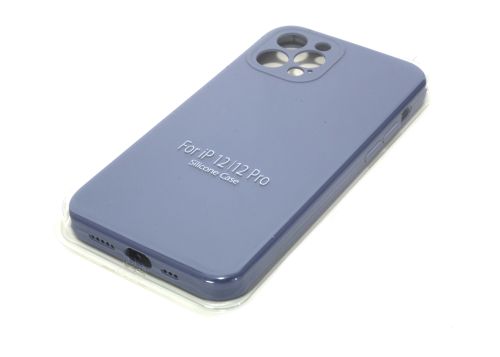 Чехол-накладка для iPhone 12 Pro VEGLAS SILICONE CASE NL Защита камеры голубовато-серый (46) оптом, в розницу Центр Компаньон фото 2