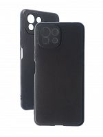 Чехол-накладка для XIAOMI Mi 11 Lite FASHION TPU матовый черный - фото