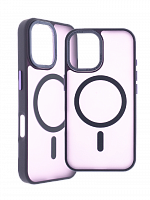 Чехол-накладка для iPhone 16 VEGLAS Fog Magnetic фиолетовый - фото