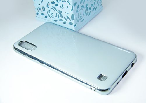 Чехол-накладка для Samsung M10 ELECTROPLATED TPU+PET белый оптом, в розницу Центр Компаньон фото 3