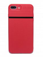 Купить Чехол-накладка для iPhone 7/8 Plus NEW LINE LITCHI TPU красный оптом, в розницу в ОРЦ Компаньон