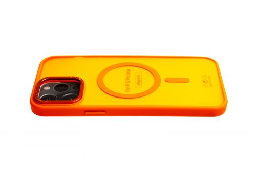 Чехол-накладка для iPhone 12 Pro Max VEGLAS Fog Magnetic оранжевый - фото фото 2