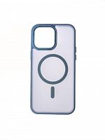 Чехол-накладка для iPhone 14 Pro Max VEGLAS Fog Magnetic синий - фото