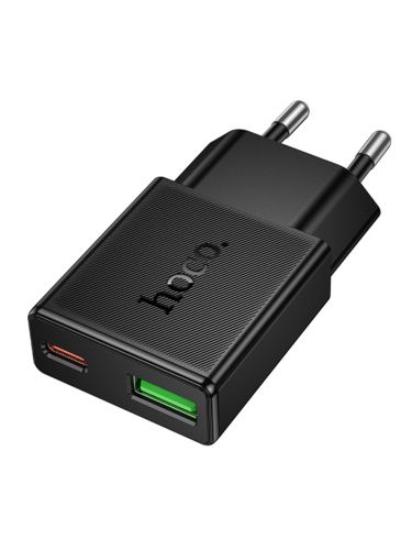 СЗУ Type-C HOCO N73 3A PD20W QC3.0 черный - оптовая продажа фото 2 СЗУ Type-C HOCO N73 3A PD20W QC3.0 черный - фото фото 2
