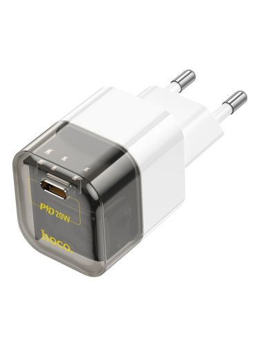 СЗУ Type-C HOCO C125A 3A PD20W прозрачно-черный - оптовая продажа фото 2 СЗУ Type-C HOCO C125A 3A PD20W прозрачно-черный - фото фото 2
