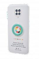 Чехол-накладка для XIAOMI Redmi Note 9S NEW RING TPU бирюзовый - фото