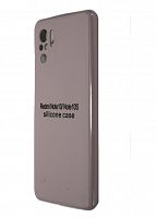 Чехол-накладка для XIAOMI Redmi Note 10 SILICONE CASE закрытый темно-синий (8) - фото