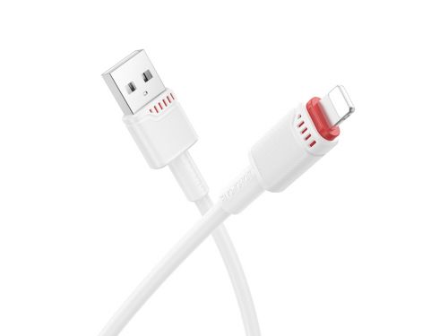Кабель USB Lightning 8Pin BOROFONE BX110 3A 1м белый - фото фото 2