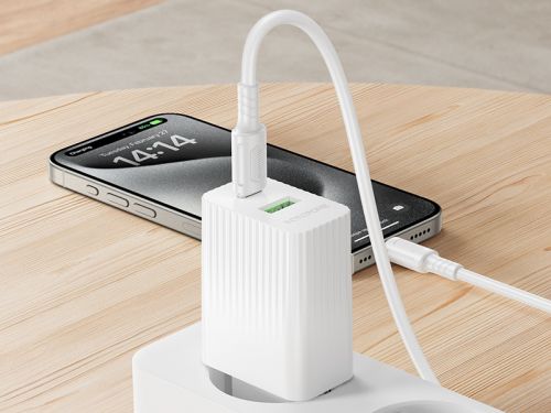 СЗУ Type-C BOROFONE BAS76A Source 1USB 3A PD30W QC3.0 белый - оптовая продажа фото 4 СЗУ Type-C BOROFONE BAS76A Source 1USB 3A PD30W QC3.0 белый - фото фото 4