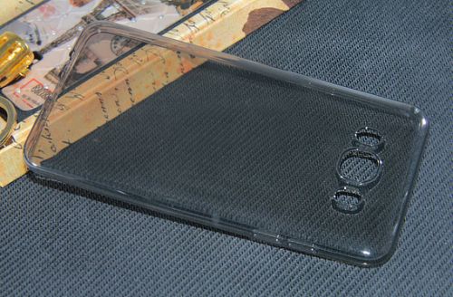 Чехол-накладка для Samsung J710F J7 2016 FASHION TPU пакет черно-прозрачный оптом, в розницу Центр Компаньон фото 3