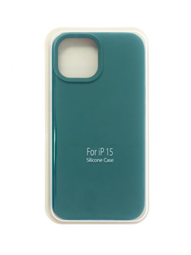 Чехол-накладка для iPhone 15 SILICONE CASE закрытый хвойно-зеленый (58) - оптовая продажа Чехол-накладка для iPhone 15 SILICONE CASE закрытый хвойно-зеленый (58) - фото