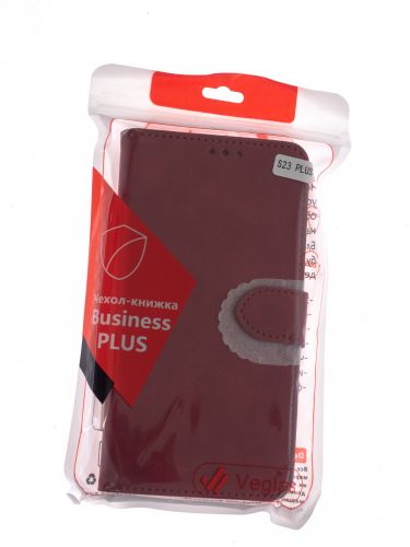 Чехол-книжка для Samsung S916B S23 Plus VEGLAS BUSINESS PLUS красный - фото фото 5