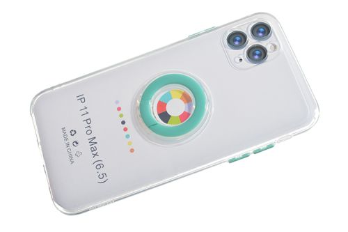 Чехол-накладка для iPhone 11 Pro Max NEW RING TPU бирюзовый оптом, в розницу Центр Компаньон фото 3