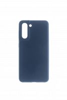 Чехол-накладка для Samsung G991 S21 SILICONE CASE OP закрытый темно-синий (8) - фото