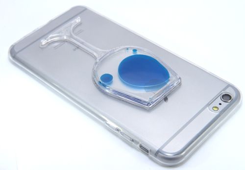 Чехол-накладка для iPhone 6/6S Plus  БОКАЛ TPU синий оптом, в розницу Центр Компаньон фото 3