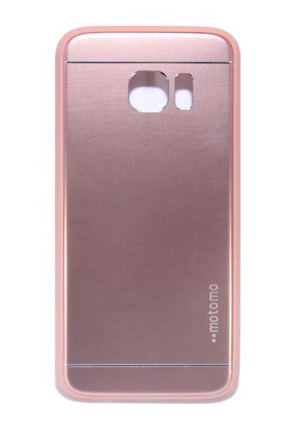 Чехол-накладка для Samsung G930F S7 MOTOMO Metall+TPU розовое золото оптом, в розницу Центр Компаньон