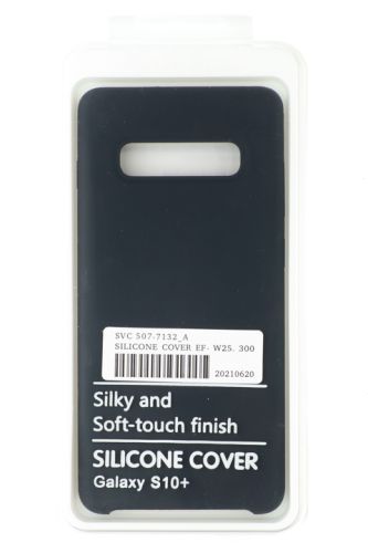 Чехол-накладка для Samsung G975F S10 Plus SILICONE CASE OP черный (3) оптом, в розницу Центр Компаньон фото 4
